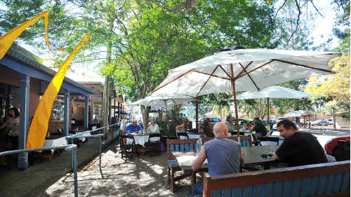 Tourism pledge: Bellingen, famous for its popular alfresco dining, is in the sights of the Coalition. Tourism pledge: Bellingen, famous for its popular alfresco dining, is in the sights of the Coalition.